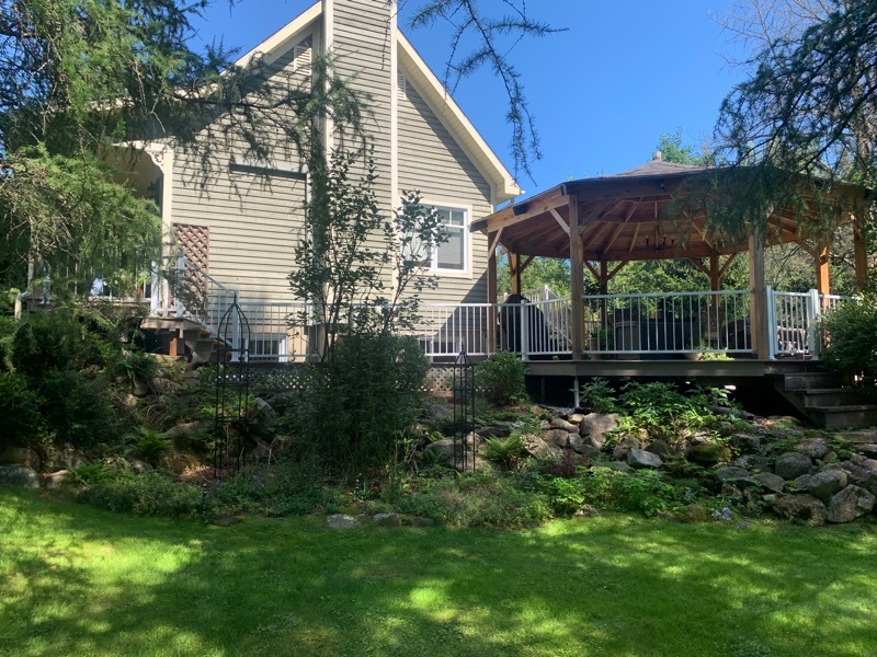 Moderne simple main blanc