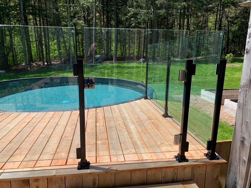 Rampe vitree Panorama verre 12 mm trempe clair